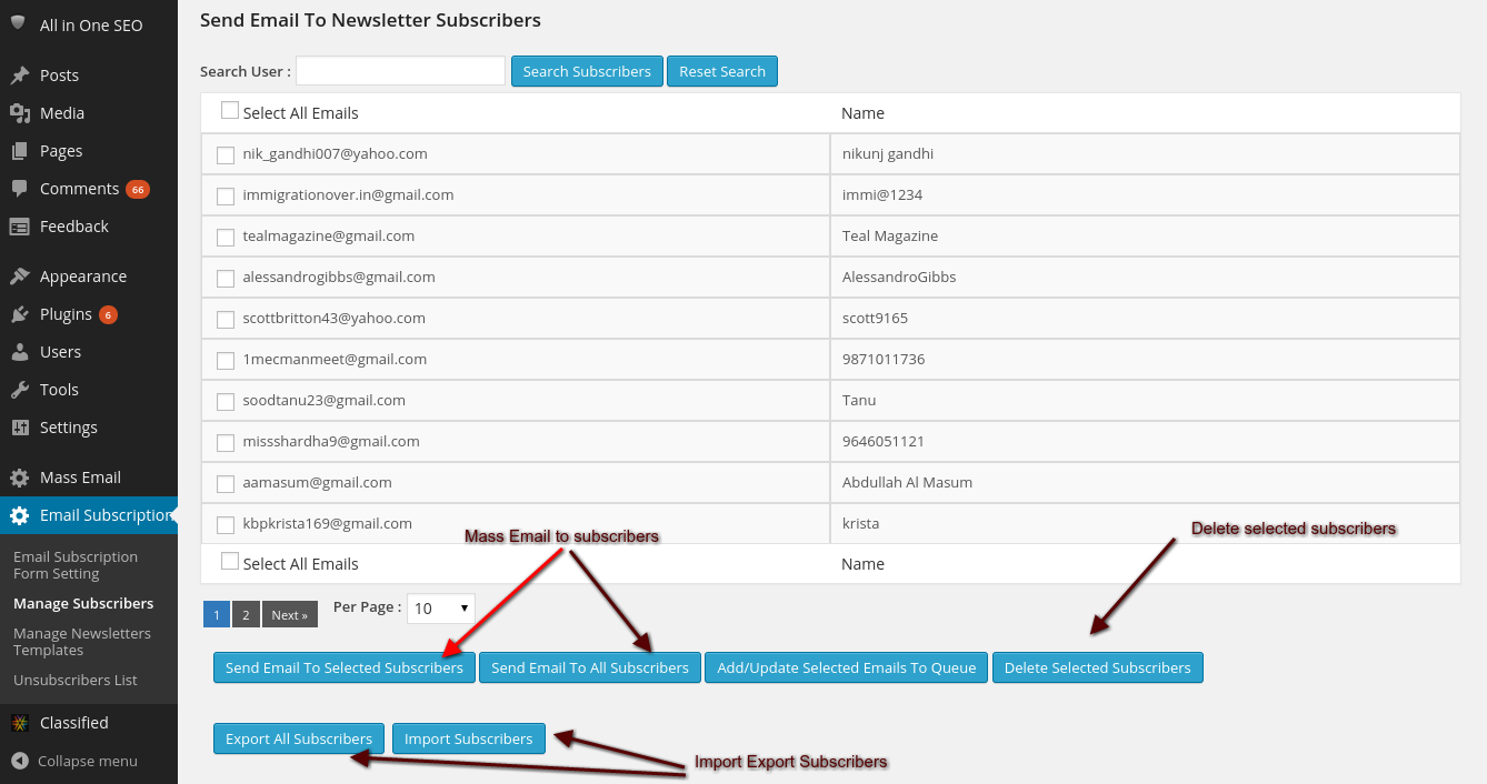 Activate subscriber via activation link or automatic activate