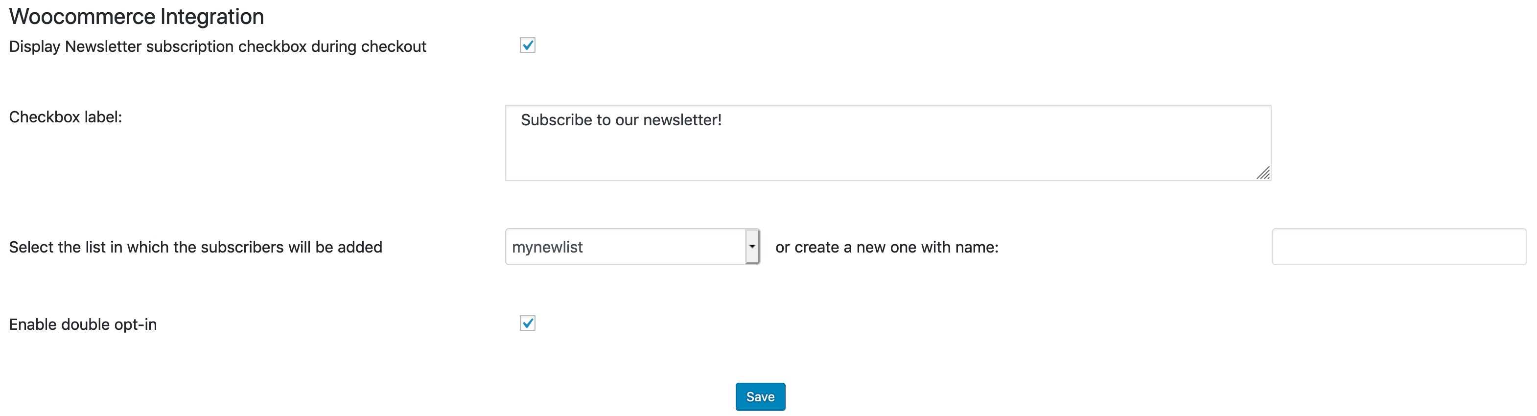 Woocommerce Integration
