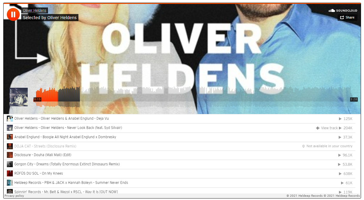 SoundCloud Playlists Customize