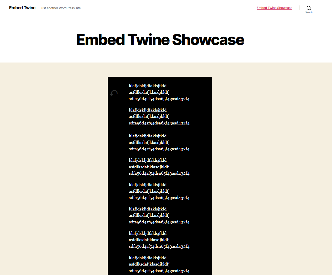 Twine iframe height is automatically adjusted (long passage).