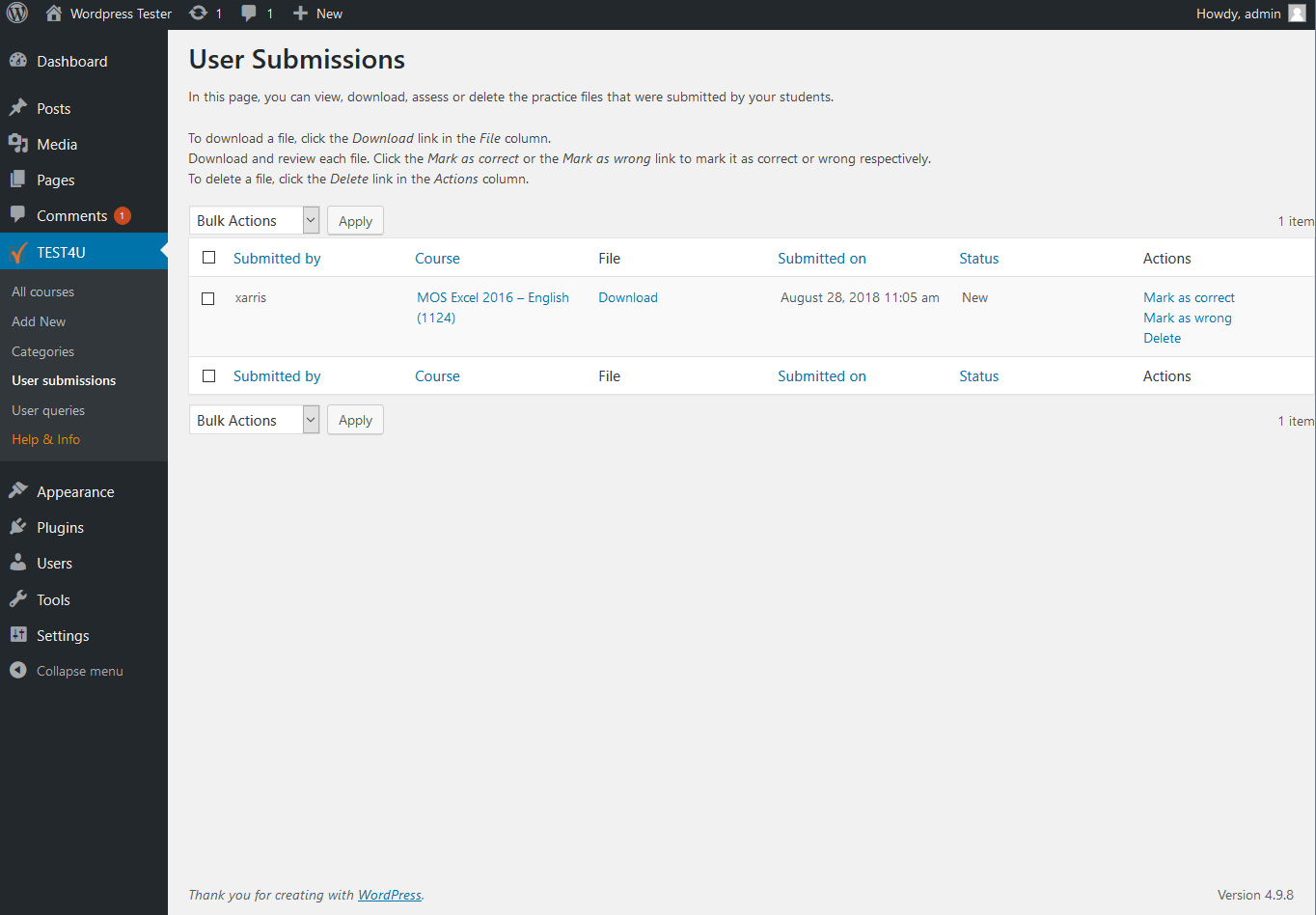 We have selected one category. This is how a published course with some videos looks like.