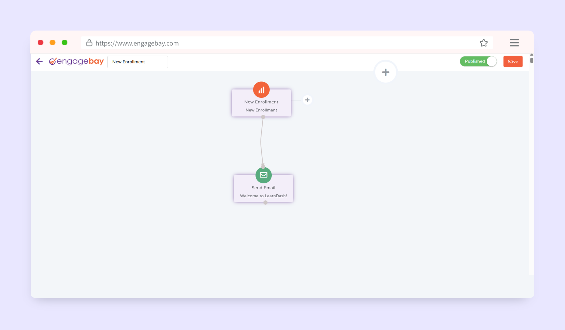 Trigger emails based on progress