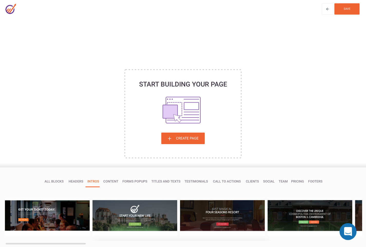 landing pages design
