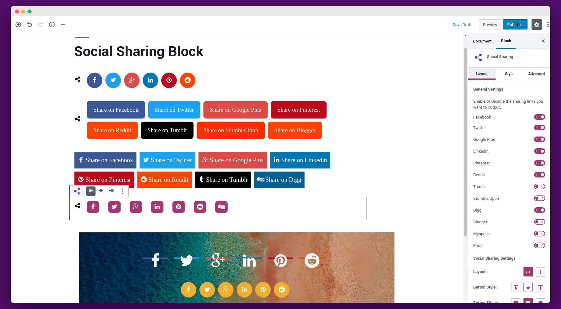 Profile Block Example