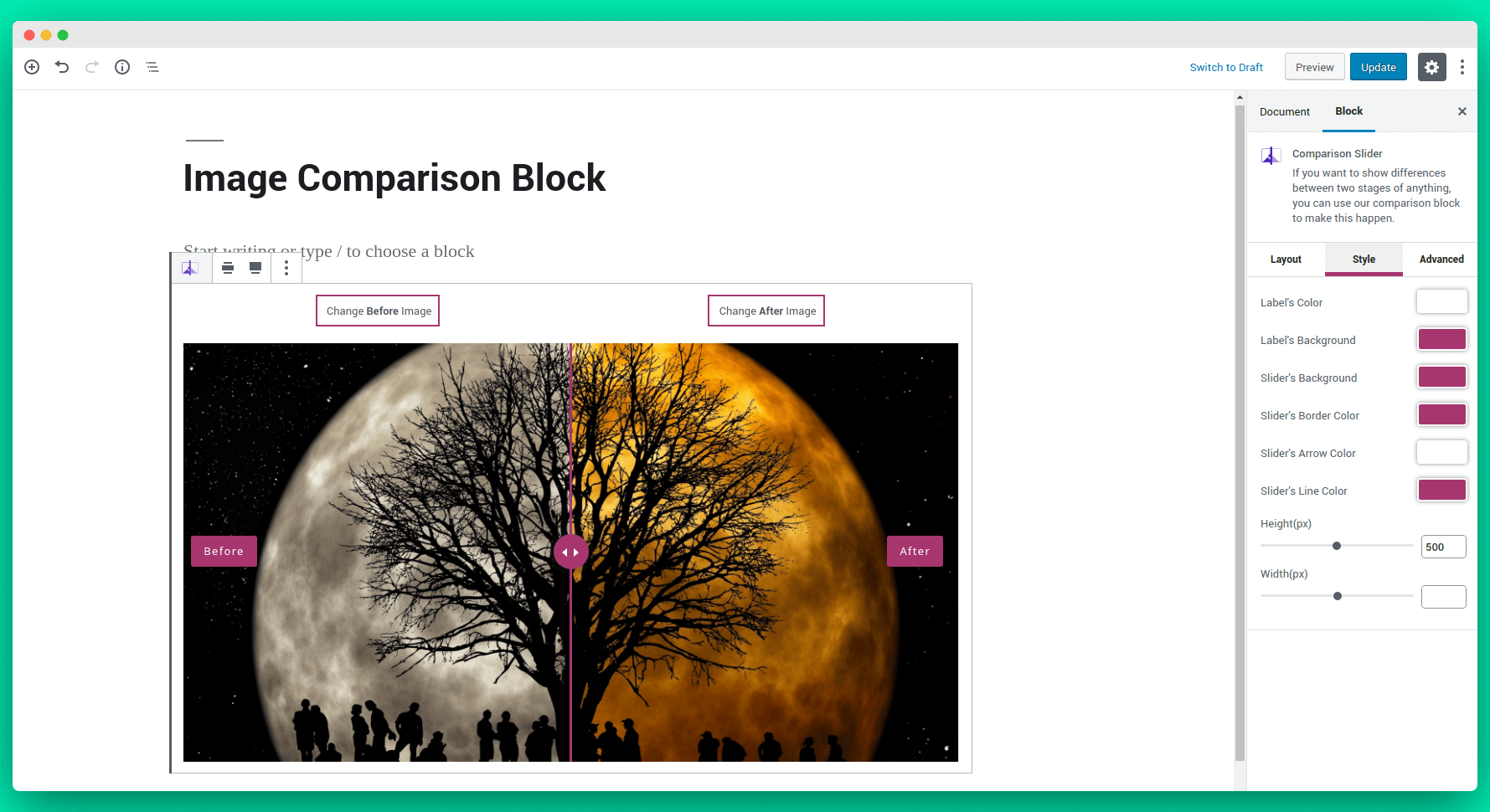 Call To Action Block Example