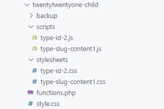 Load JavaScript assets as external files before the closing </body> tag, for every requested page.