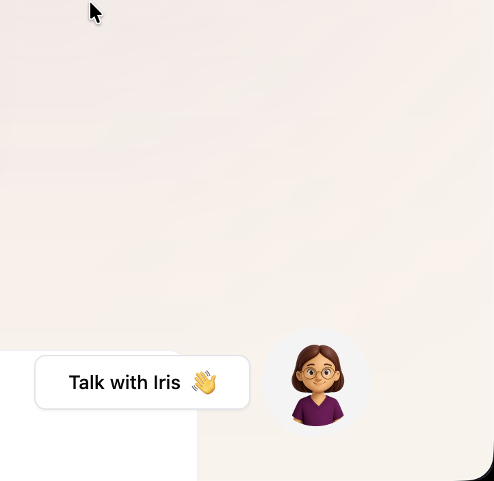 A visitor asking a question and receiving an AI-generated answer based on site content