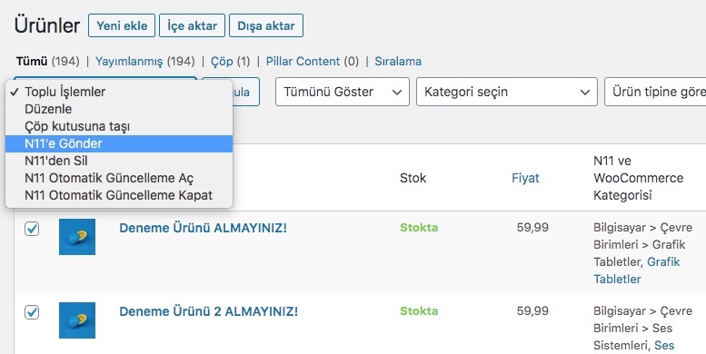 Özelliklerin Seçilmesi