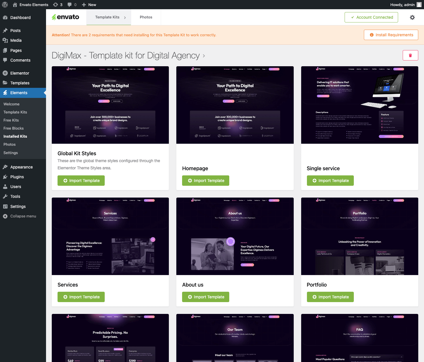 **Envato Elements Photos Inside Elementor.**