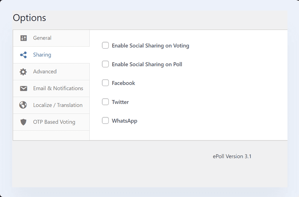 WP Poll Maker - voting contest multi color view preview