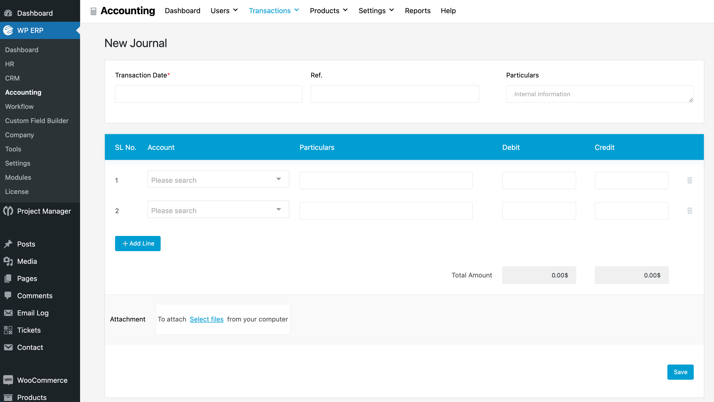 CRM Dashboard- Reflects your overall CRM status