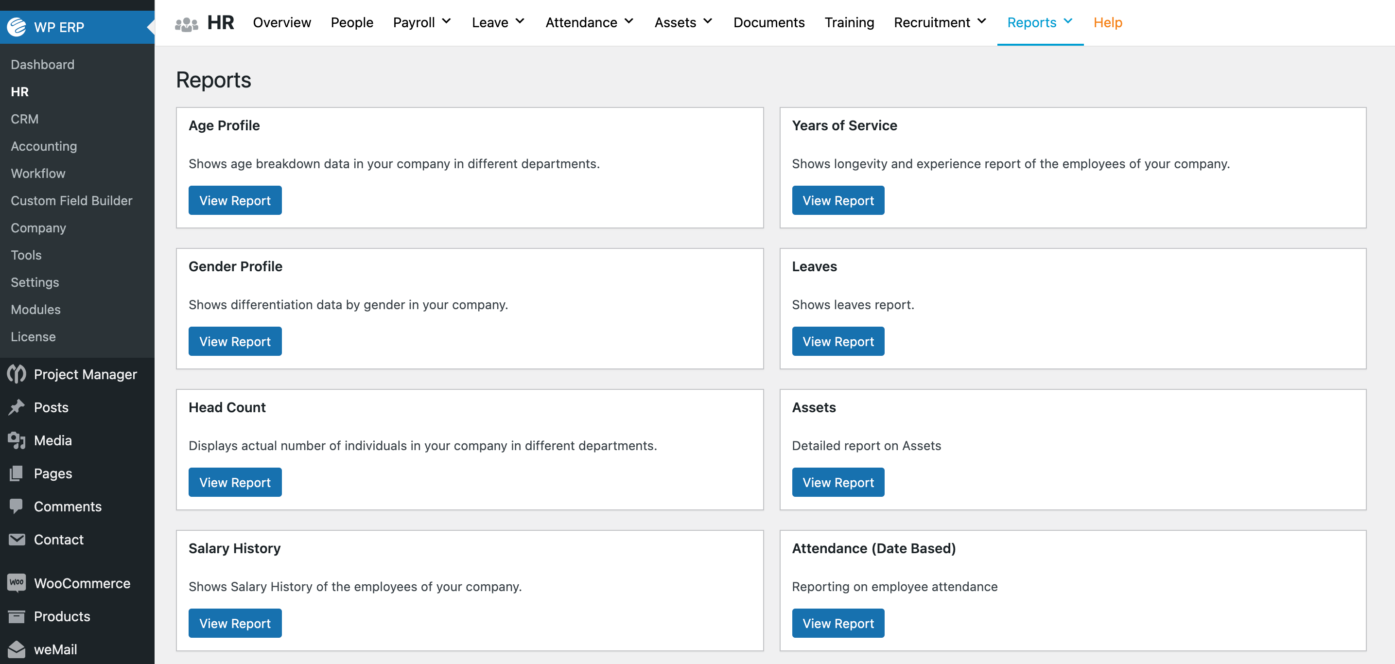 Audit Log- Reflects the overall operations of your business