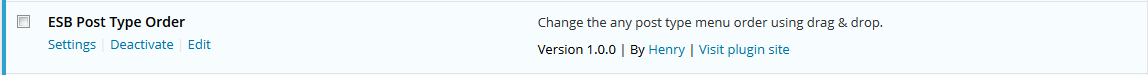 Setting Link in plugin list Page