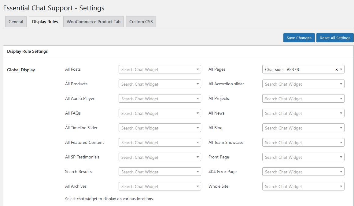 Display Setting.