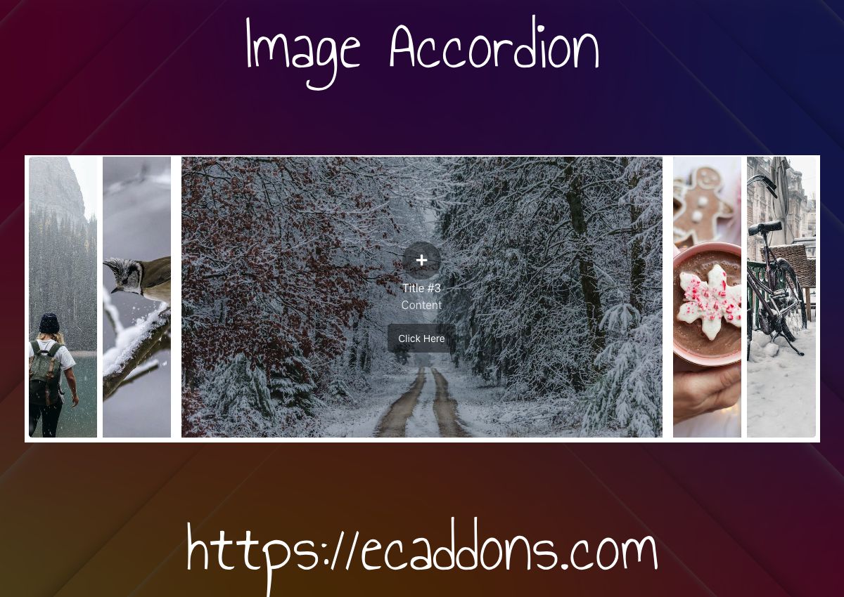 Image Accordion Widget