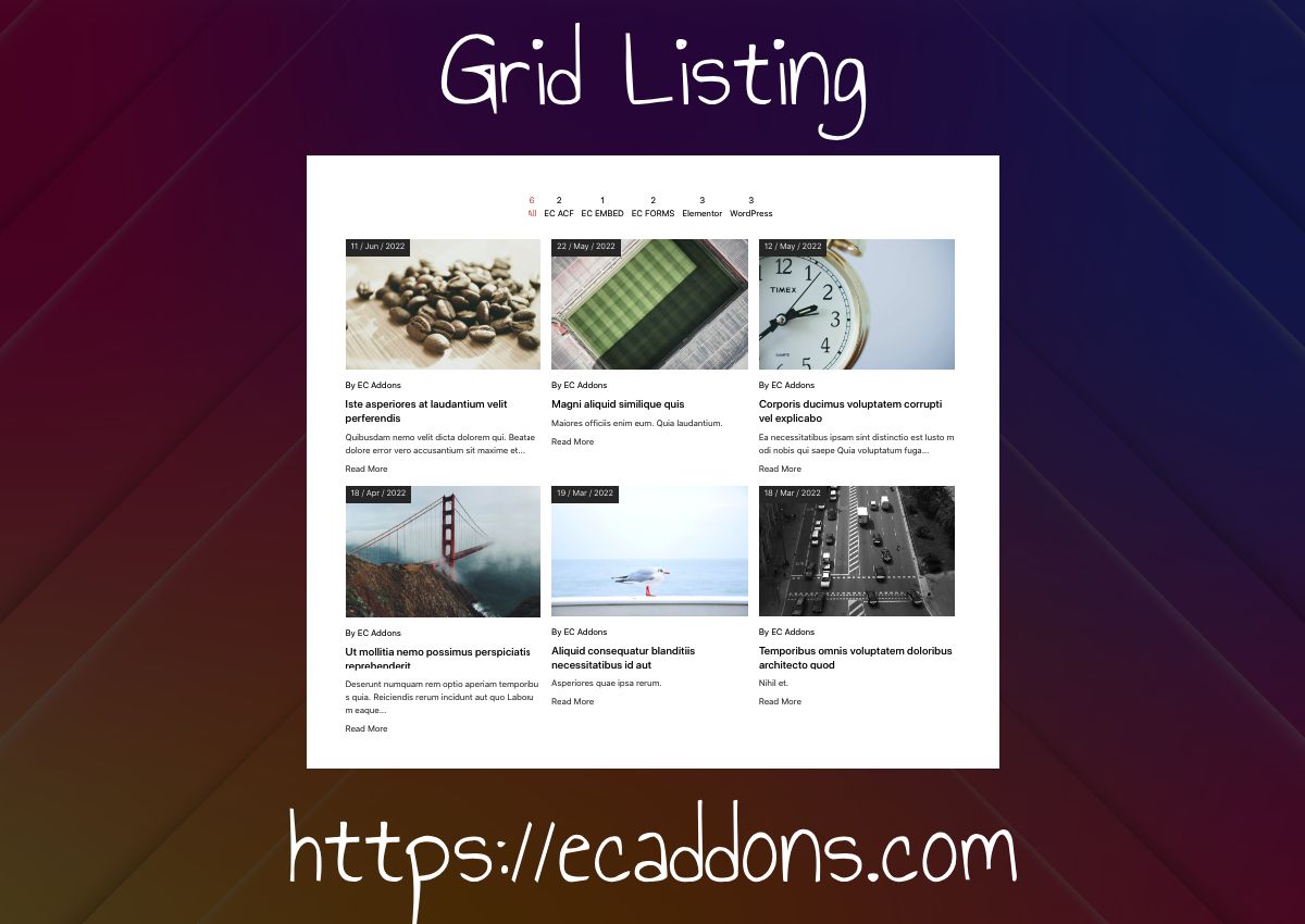 Grid Listing