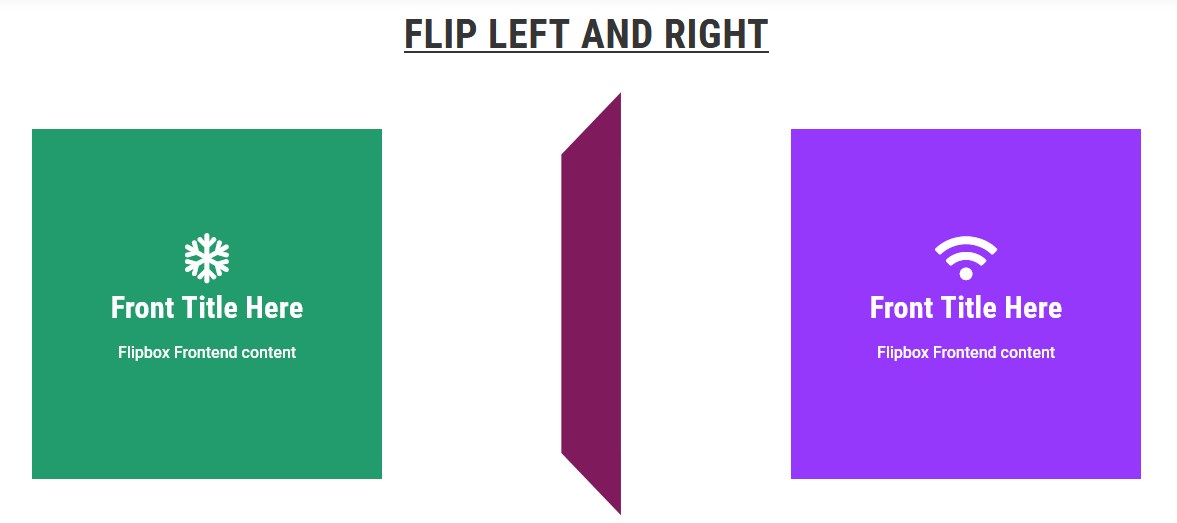 Flip Box Widget for Elementor