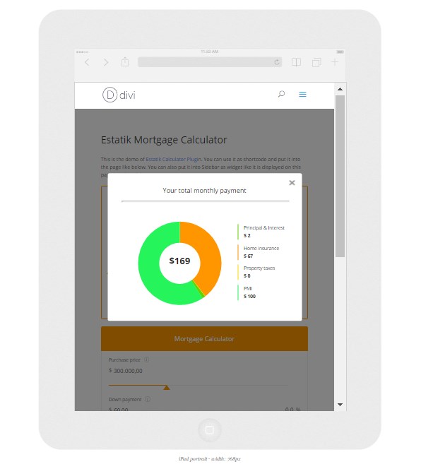 Responsive layout - tablet