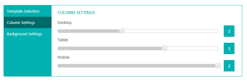 Backend - Display settings - Background color