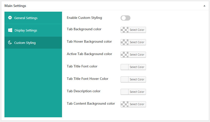 Frontend Demo: Tab Template 2