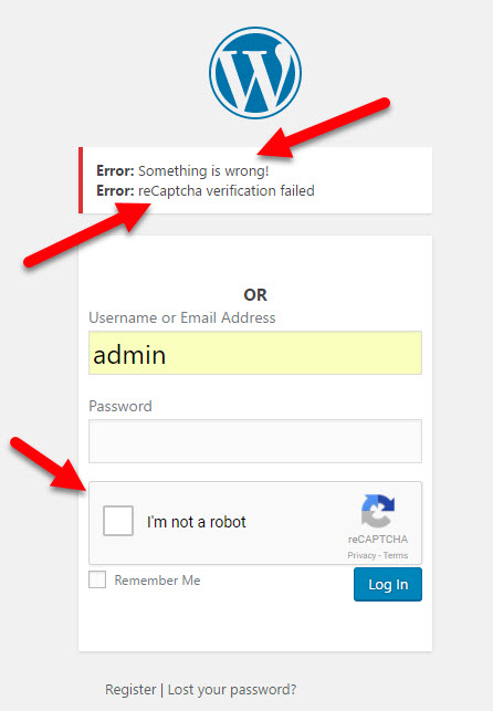 If you choose errors "Hide", if the usernames matches - it will show that the user does not exist. That way, hackers won't know if your username exists.