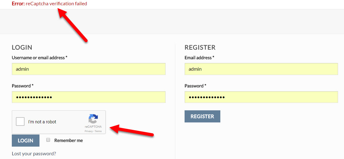 It's also available on woocommerce login page.