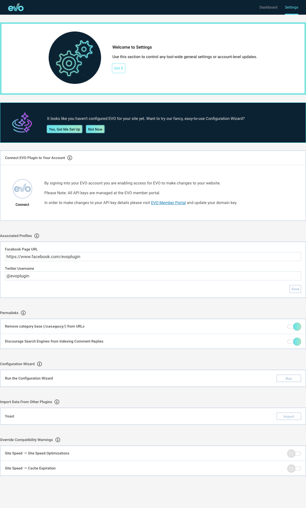 Welcome To The EVO Dashboard - Unlock Your Organic Traffic Data With Our Data Brokerage