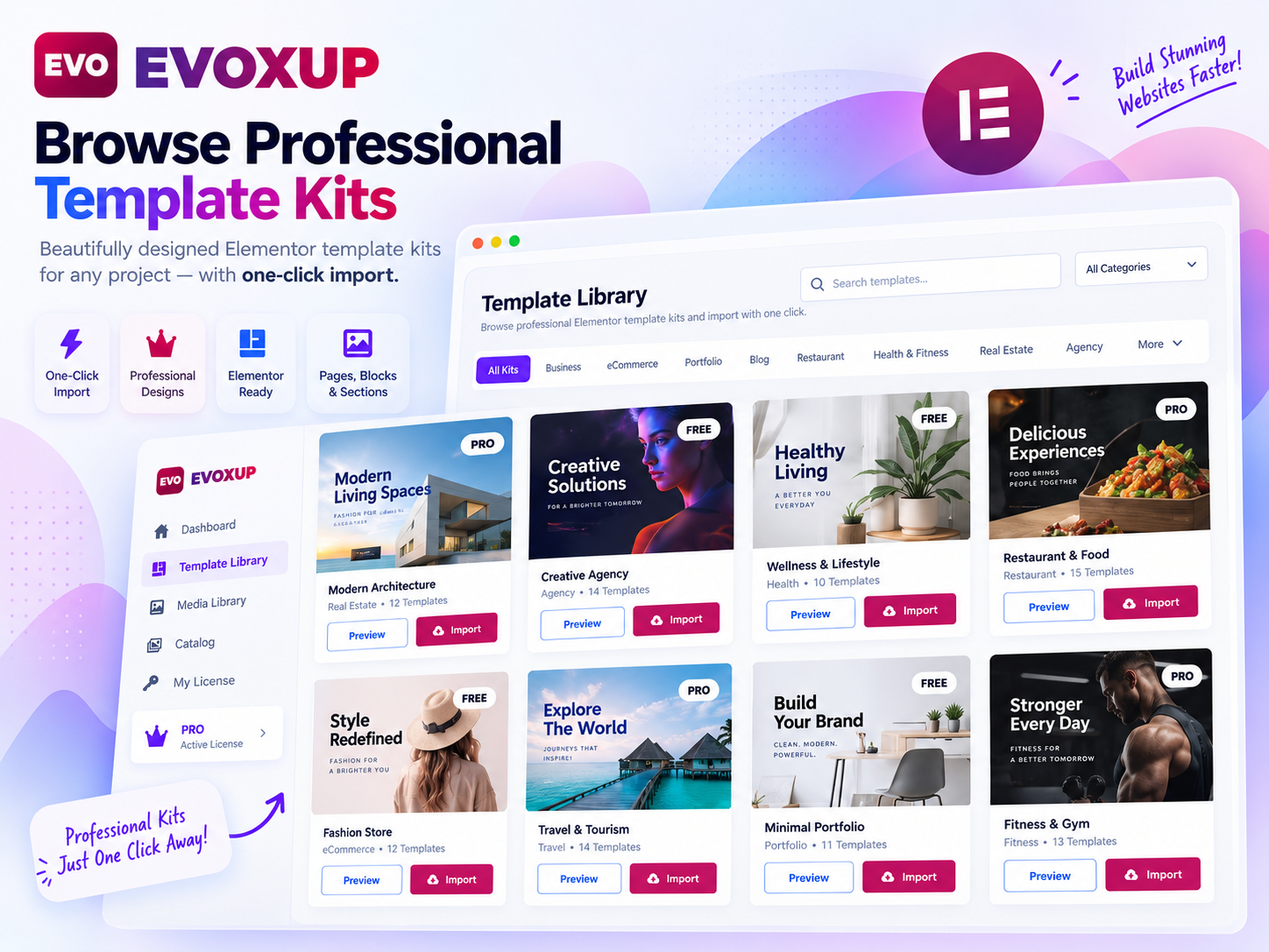 Evoxup Catalog page