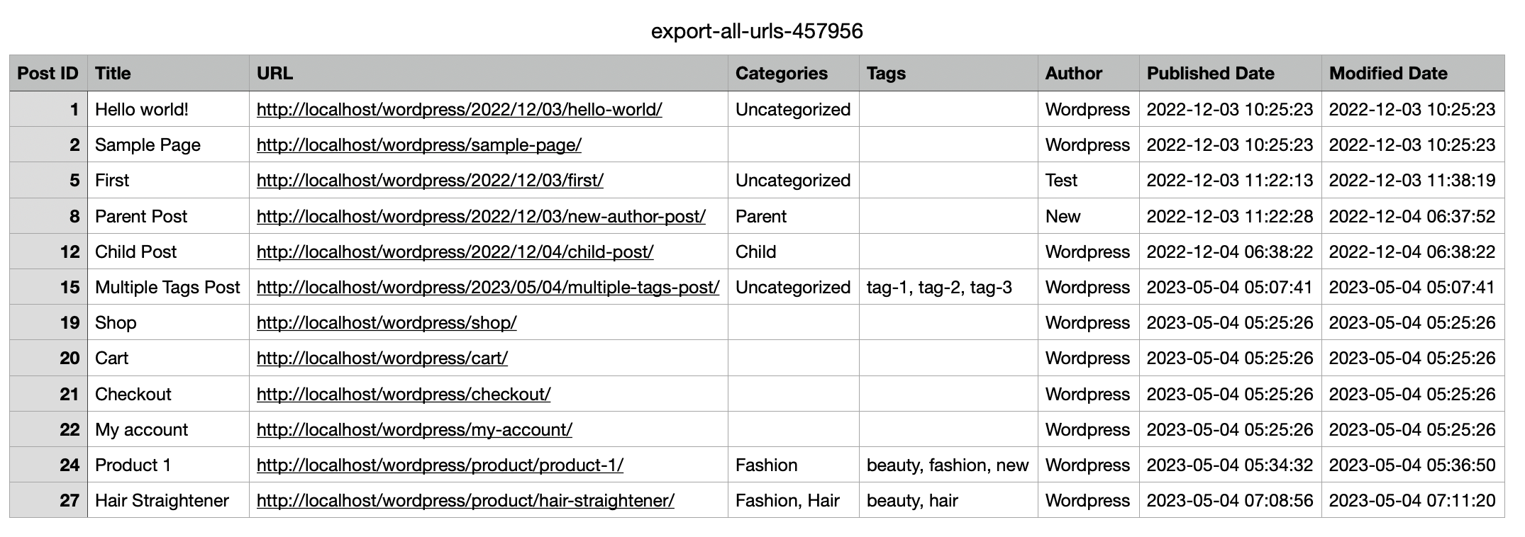 CSV File Preview