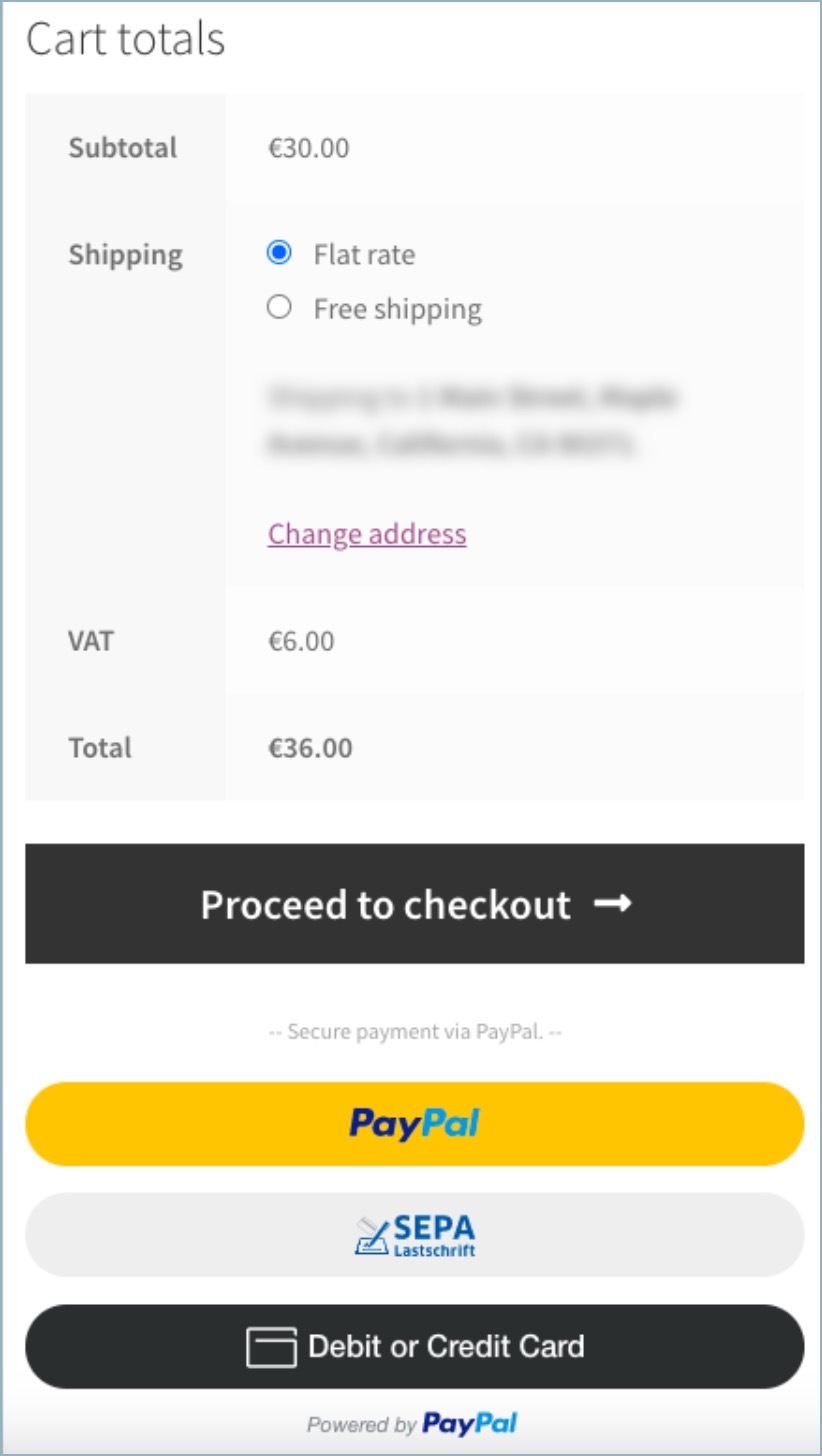 PayPal Express Button-Customization settings
