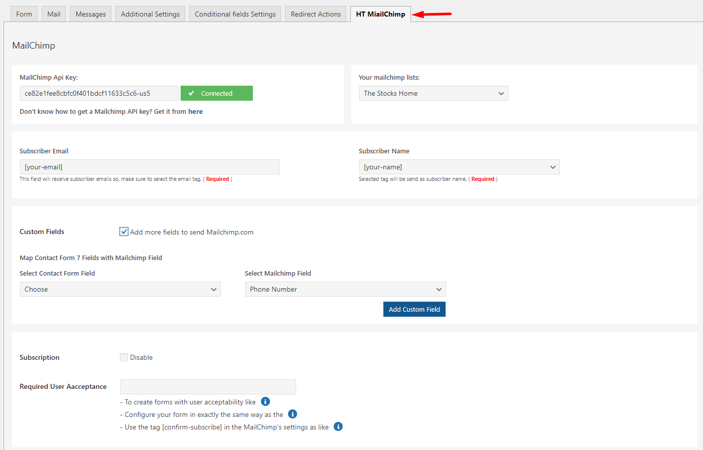 Contact Form 7 submission Details in Popup