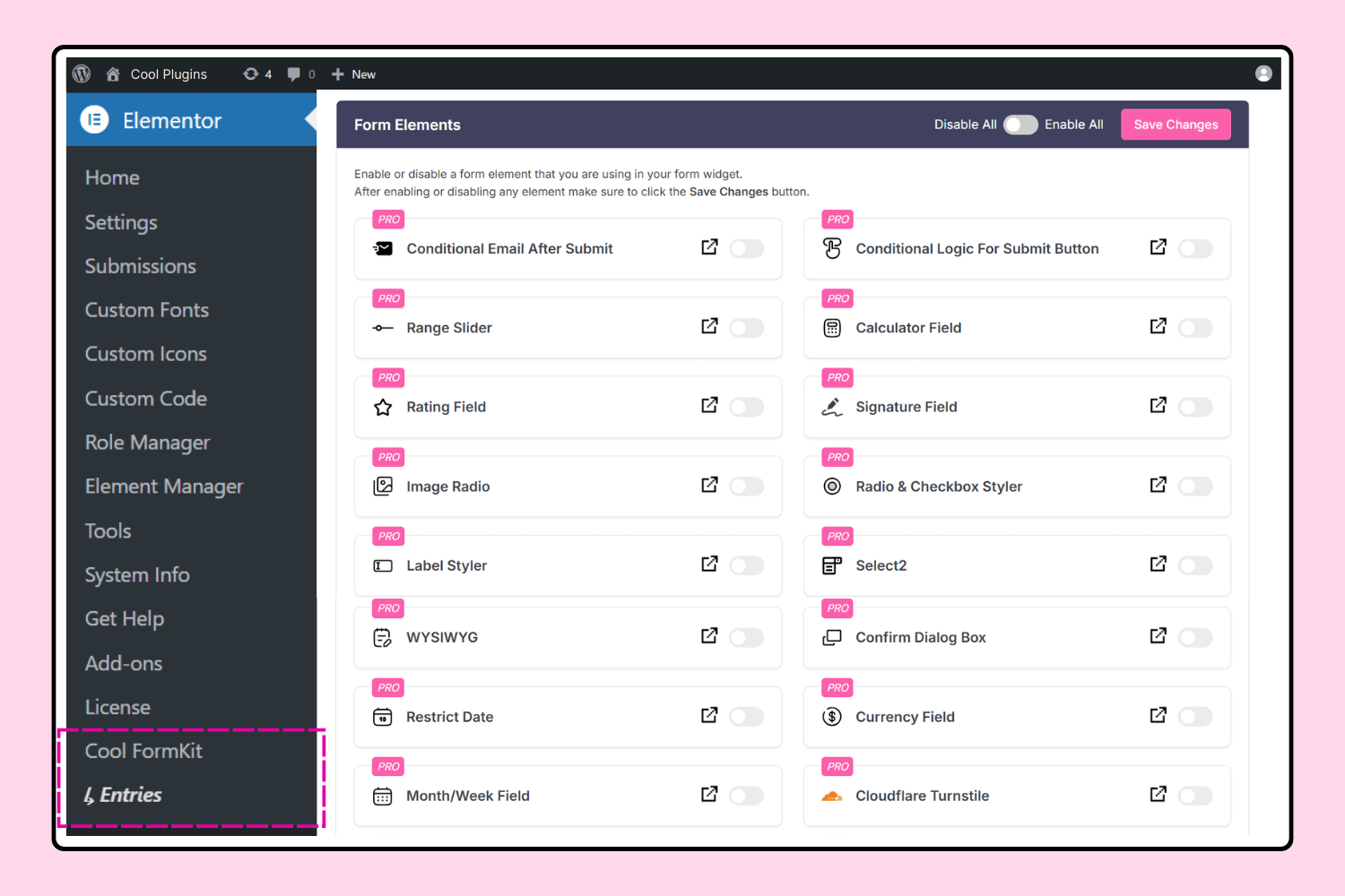 Cool FormKit Pro features preview