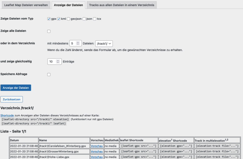Manage Leaflet Map files