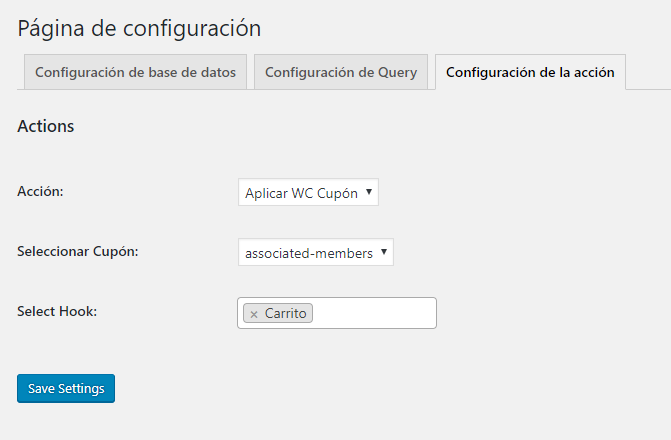 Select an action.