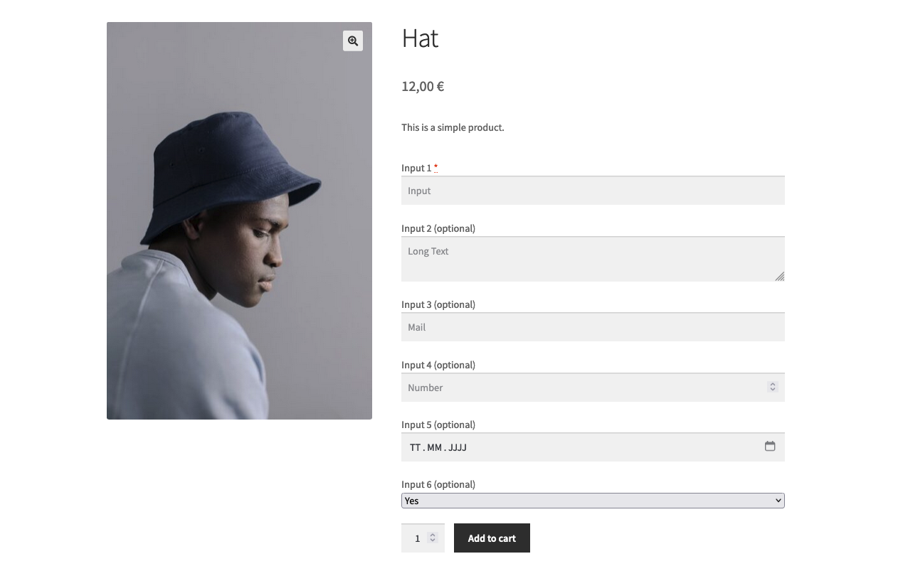 Display summary on order details page