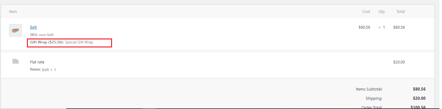 Display in admin order