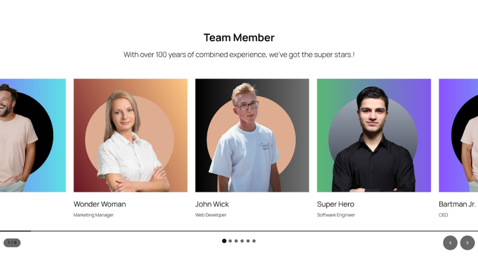 Inspector panel with slider settings