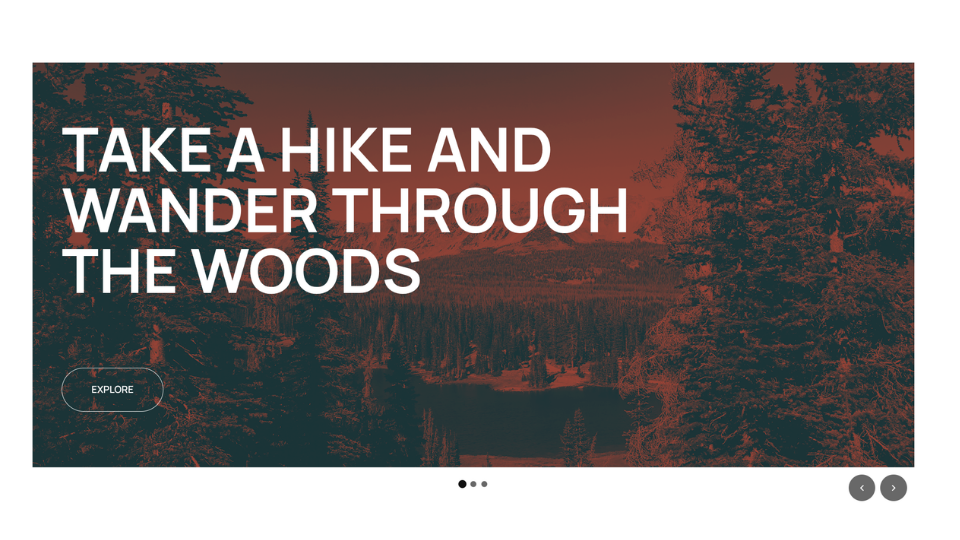 Frontend rendering with arrows and dots