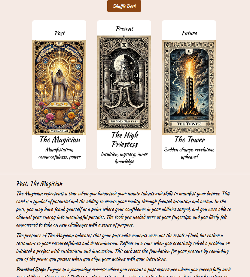 **Tarot Example**
