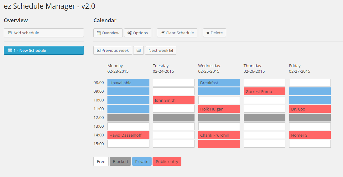 Frontend form