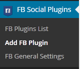 Adding Facebook Plugin