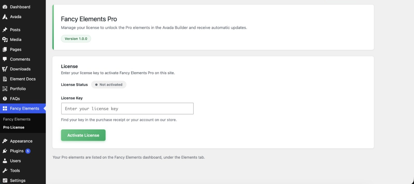 screenshot-3.png describes how to add and edit the Fancy Tabs Element