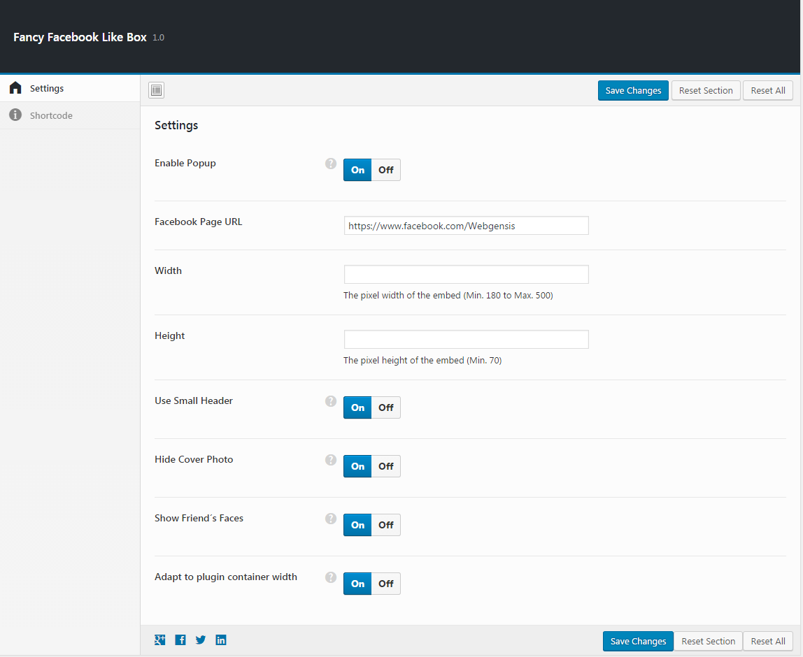 Admin Setting