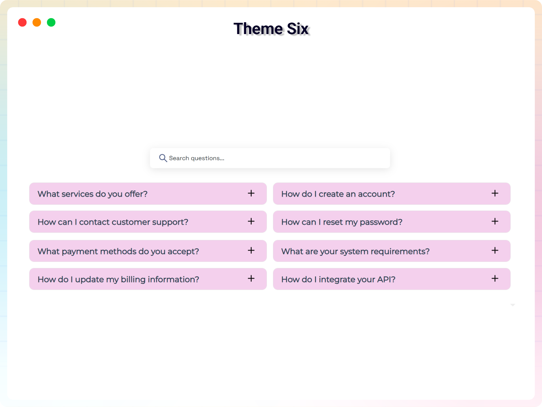 Gutenberg Block Support