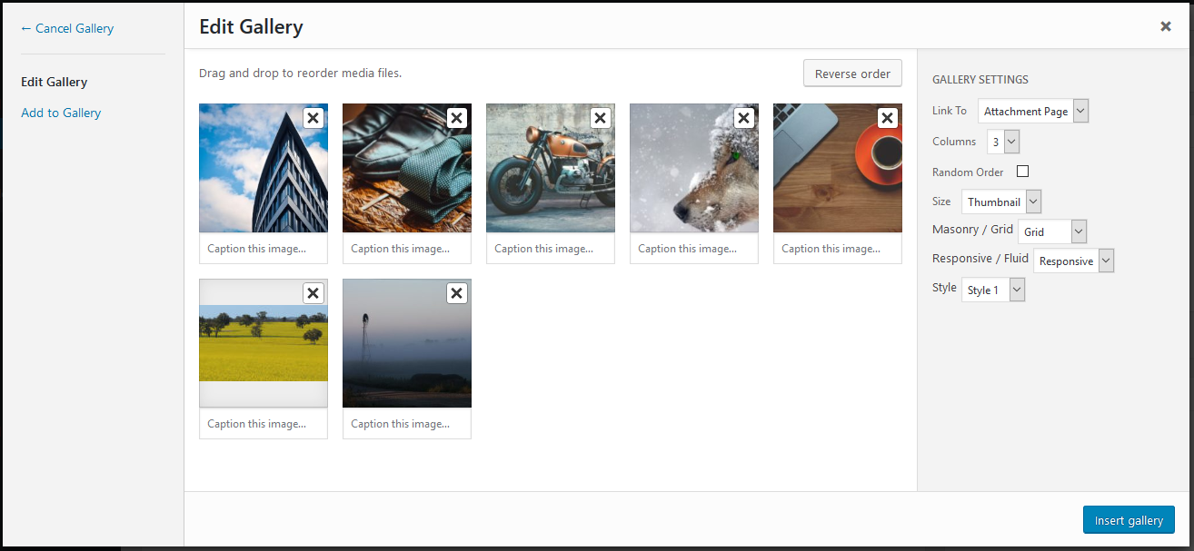 Create Gallery