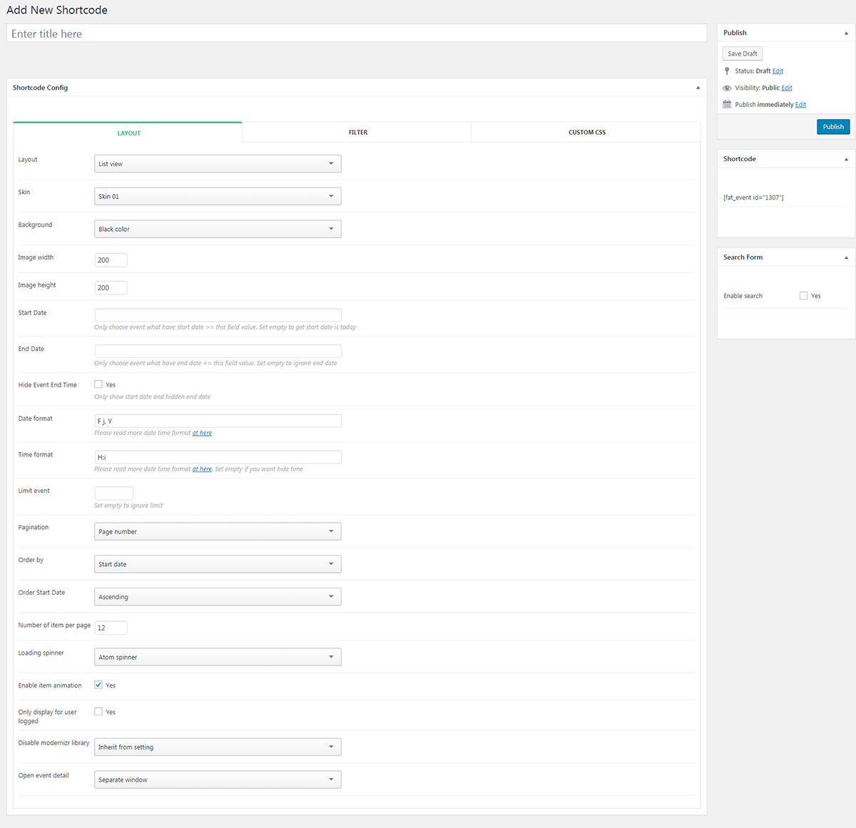 FAT Editor AddOn: Video embed shortcode