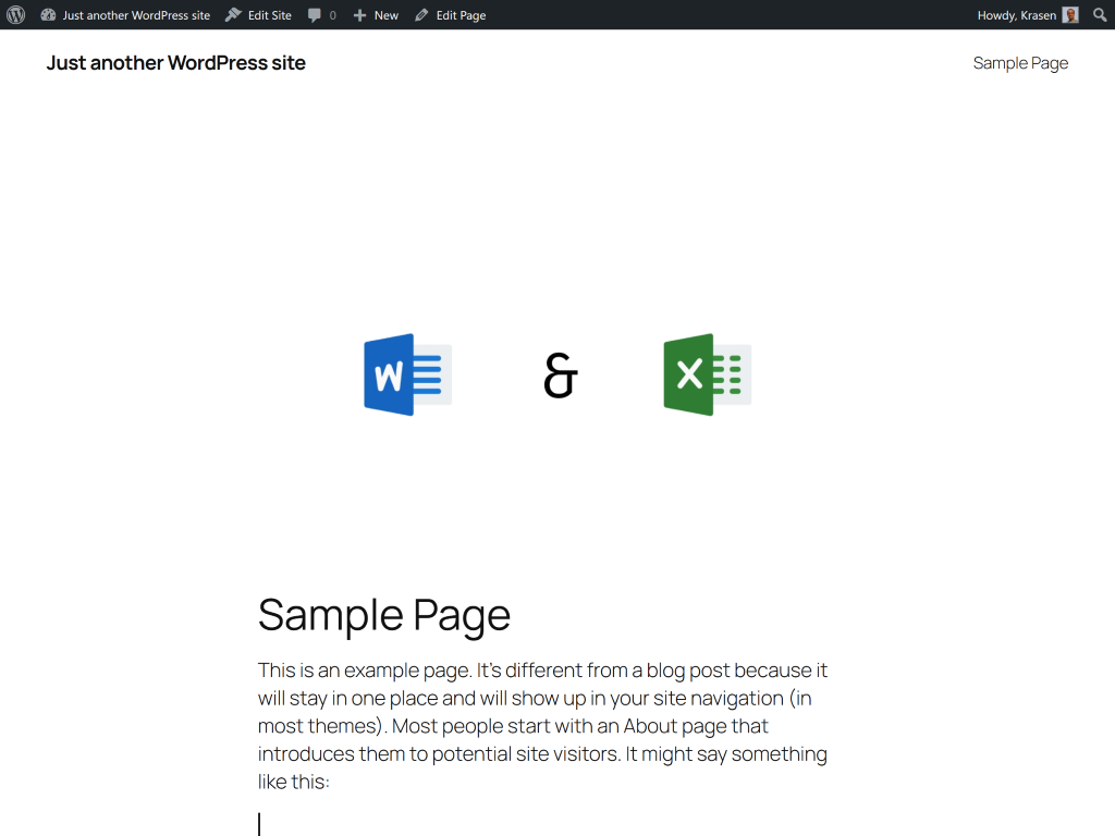 Background color picker and preview