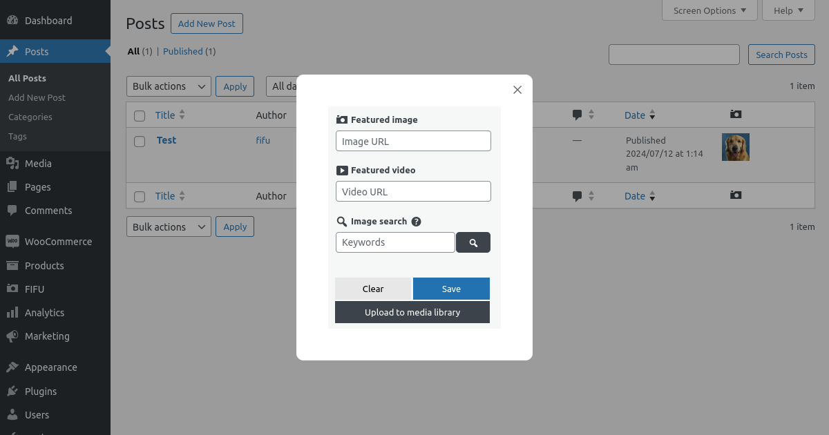 Settings → WooCommerce