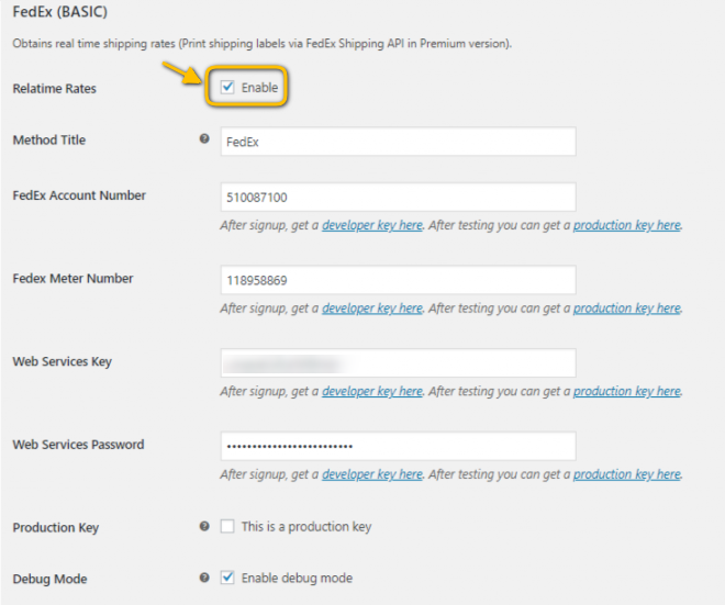 Plugin Settings Screen