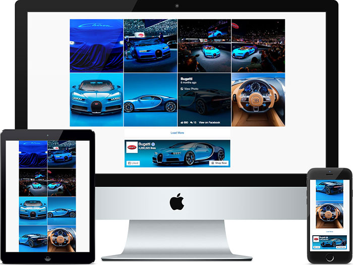Settings page where you can generate a shortcode for any of the feeds and more.